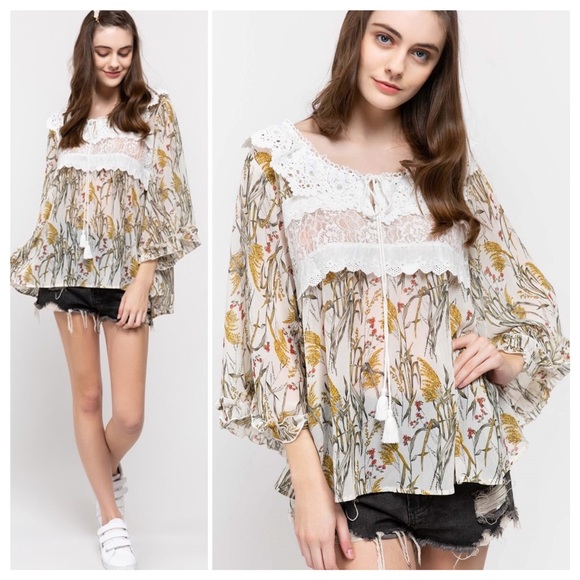 Kalee Woven Babydoll Top - Picture 8 of 10